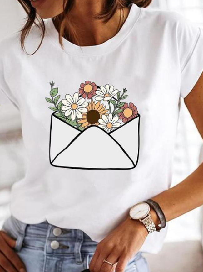 ROSALINDA - Super stylisches T-Shirt mit extravaganten Sommer Designs