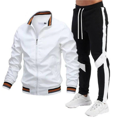 MIKEY - Trainingsanzugs-Set aus Hose und Jacke mit Zipper