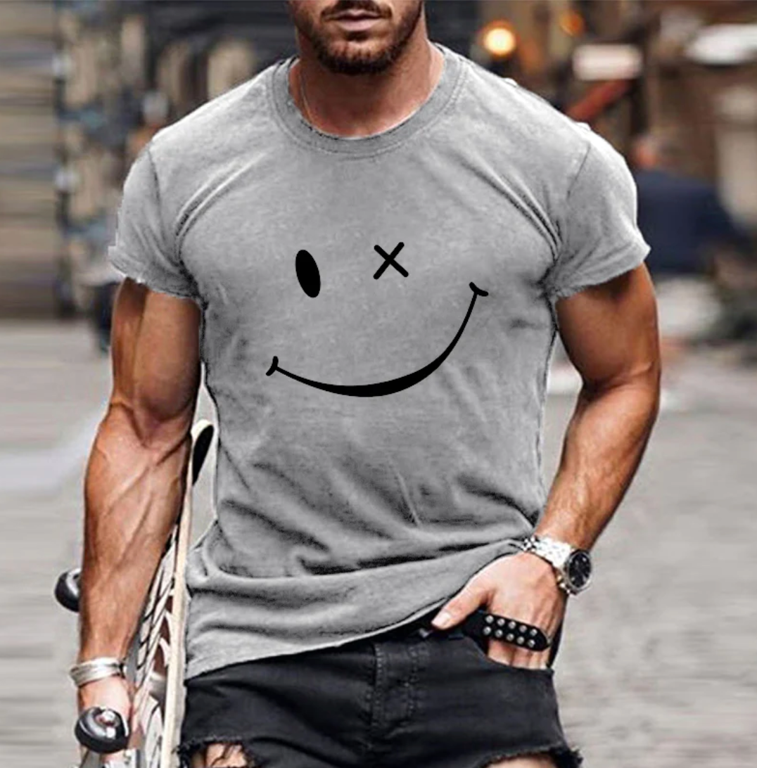 TIMO - SMILE T-Shirt mit Rundhals Schnitt