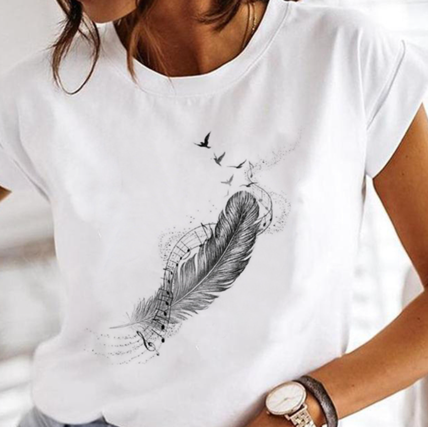 ZINA - Damen T-Shirt mit stylischen Sommer Designs