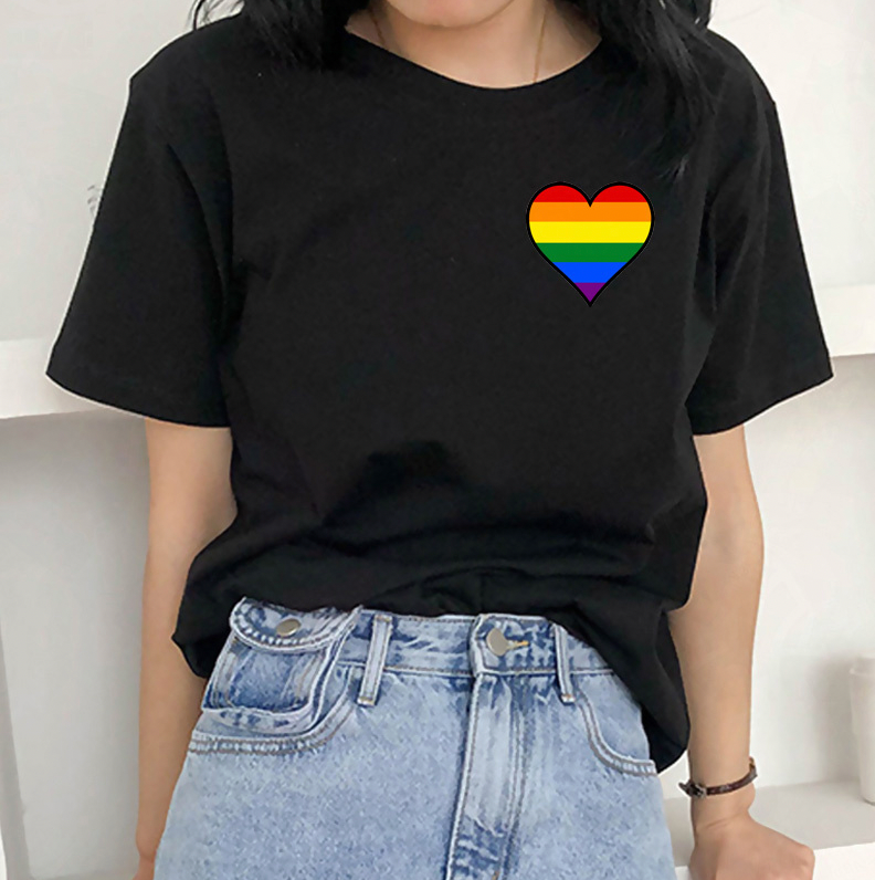 PRIDE HEART - Super stylisches T-Shirt mit Trend Design