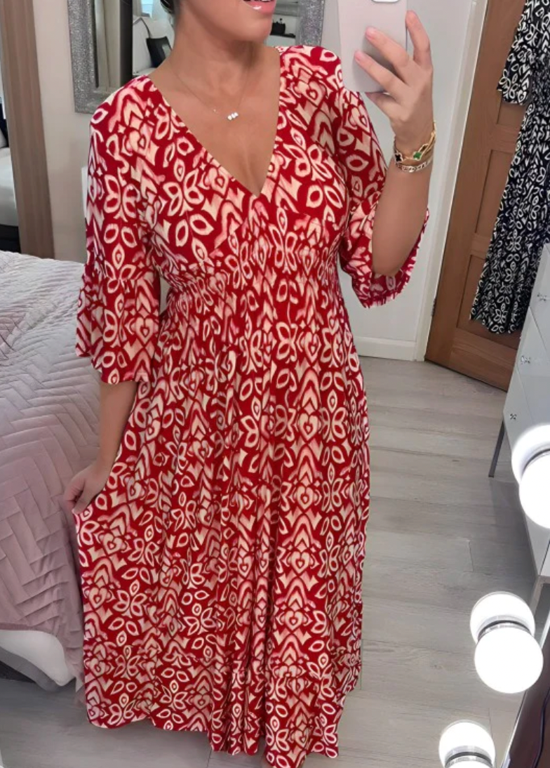 AMITA - Langes Maxi Kleid für den Sommer