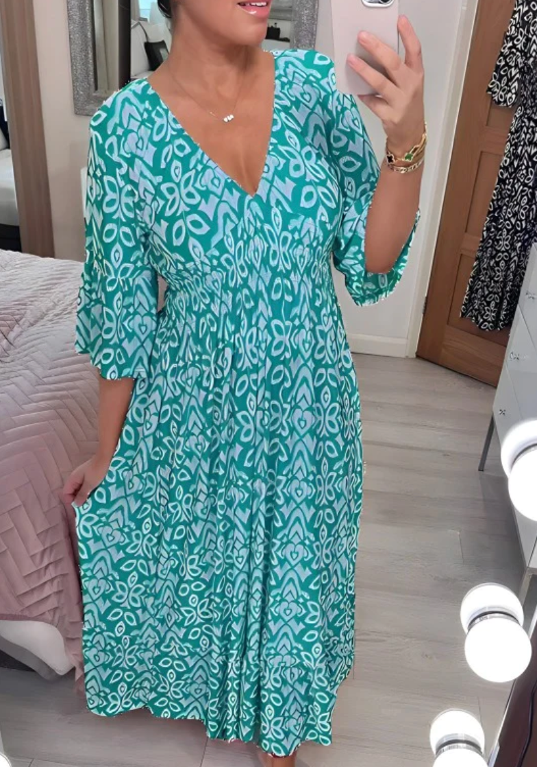 AMITA - Langes Maxi Kleid für den Sommer