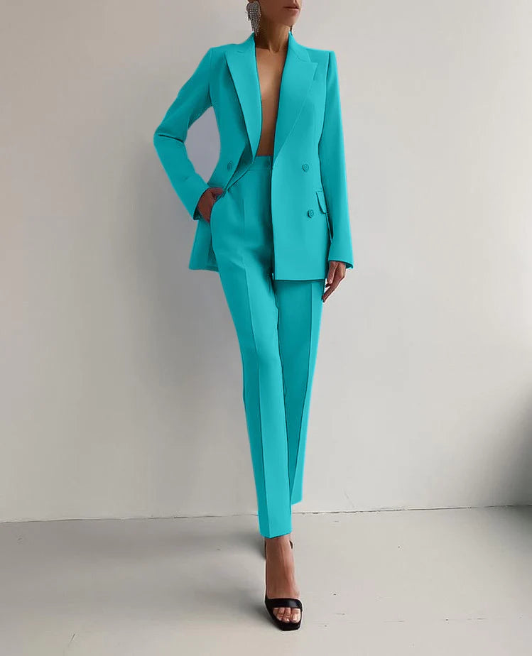 JUNA - Stilvolles Set bestehend aus edlem Blazer und eleganter Hose