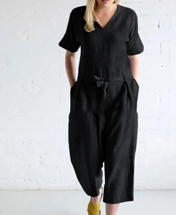 LUZZIA - Hochwertiger Leinen Jumpsuit