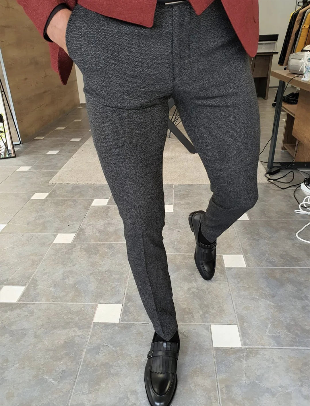 CHRIS - Stylische Slim Fit Hose für Männer