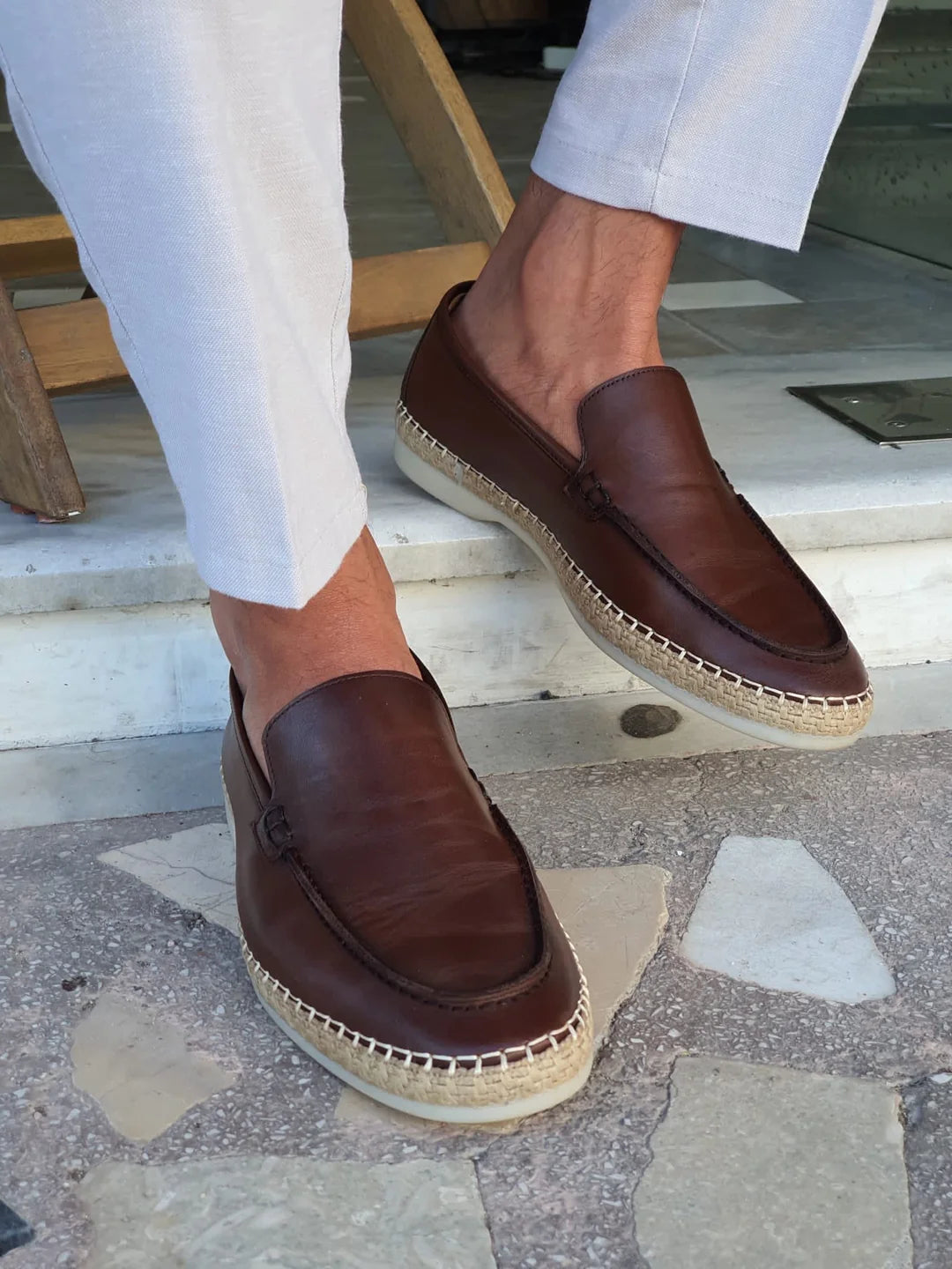 NAPOLI - Super stylische und komfortable Leder Loafers für Männer