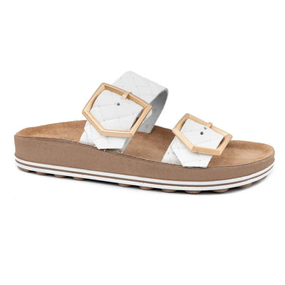 KAYLIE - Bequeme Slip On Sandalen mit Fußkorrektionsfunktion