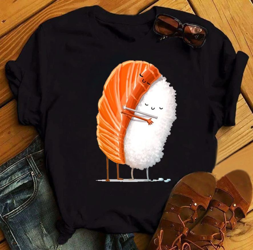 SUSHI SHIRT- Modisches T-Shirt mit einzigartigen Designs