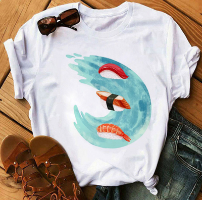 SUSHI SHIRT- Modisches T-Shirt mit einzigartigen Designs