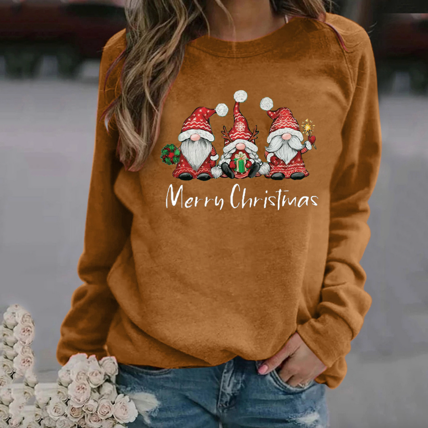 TIARA - Warmes langärmeliges Sweatshirt für den Winter